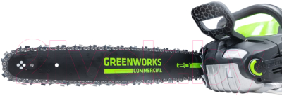Электропила цепная Greenworks GD82CS51 бесщеточная 82V 51см / 2008307 (без АКБ и ЗУ)