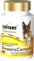 Кормовая добавка для животных Unitabs U202 UT BrewersComplex с Q10 для крупных собак (100шт) - 