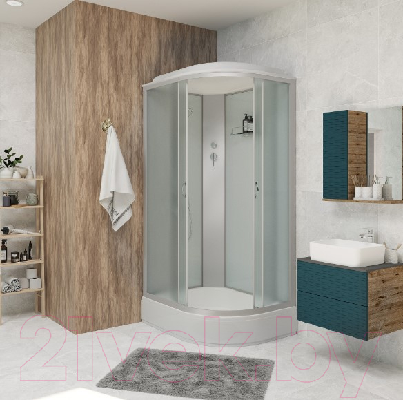 Душевая кабина Niagara NG-33394-14R 130x90 (матовое стекло) — фото 3