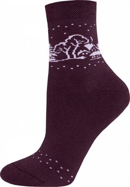 Носки Брестские Arctic 1408 рис. 444 / 15С1408 (р.25, ежевика)