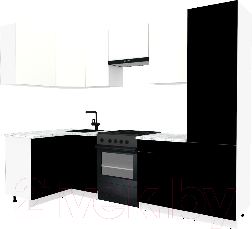 Готовая кухня ВерсоМебель Эко-2 1.2x2.7 левая