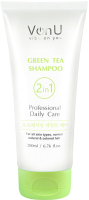 Шампунь для волос Von-U Green Tea Shampoo New (200мл) - 