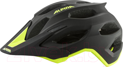 Защитный шлем Alpina Sports Carapax 2.0 / A9725-42 (р-р 52-57, черный/желтый)