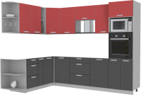 

Готовая кухня Интерлиния, Мила Лайт 1.88x2.8 левая без столешницы