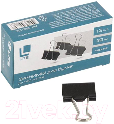 Изображение товара Зажим для бумаги Lite Z32L-12K