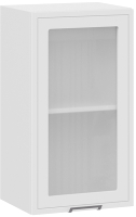 Шкаф навесной для кухни ТриЯ Беатрис 1В4С (белый/холст белый) - 