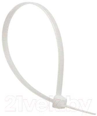 Стяжка для кабеля Vikont Electro Нейлоновая 4.8x200 (100шт, белый)