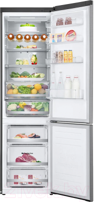 Холодильник с морозильником LG GA-B509SMUM