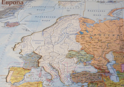 Пазл АГТ Геоцентр Карта Европы / GT0720