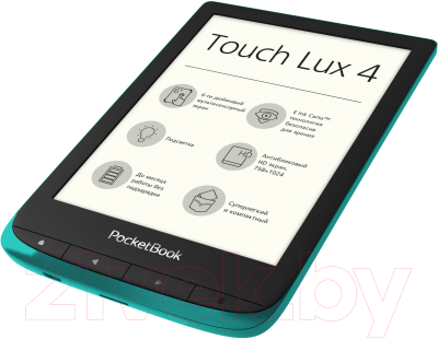 Электронная книга PocketBook Touch Lux 4 627 / PB627-C-CIS (изумрудный)