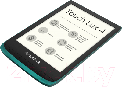 Электронная книга PocketBook Touch Lux 4 627 / PB627-C-CIS (изумрудный)