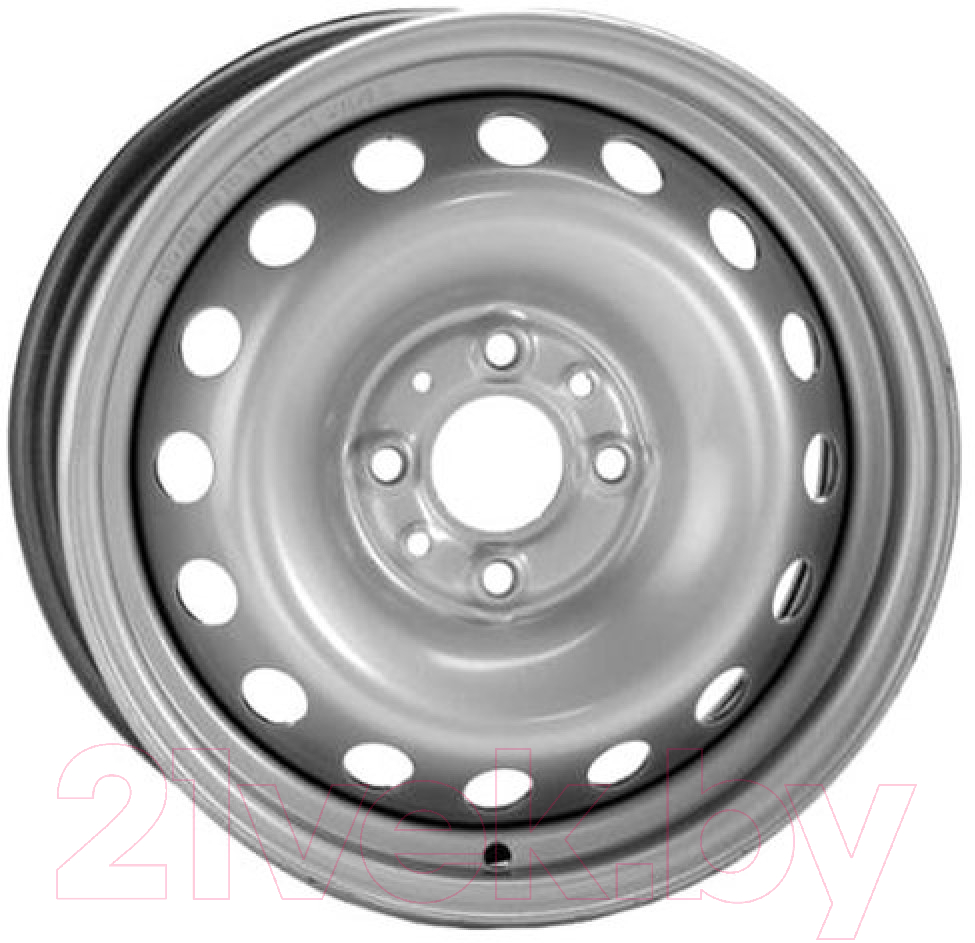 Штампованный диск Trebl 4375T 13x5" 4x100мм DIA 54.1мм ET 46мм Silver
