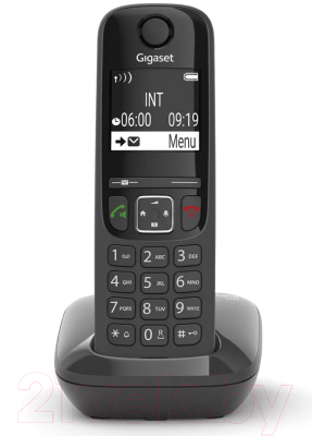 Беспроводной телефон Gigaset AS690 / S30852-H2813-S301 (черный)