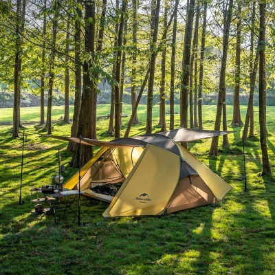 Палатка Naturehike Butterfly NH21YW132 210T / 6927595782910 (желто-коричневый)