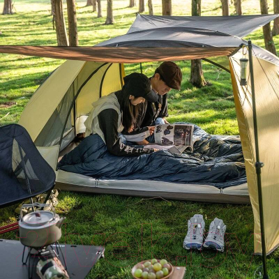 Палатка Naturehike Butterfly NH21YW132 210T / 6927595782910 (желто-коричневый)