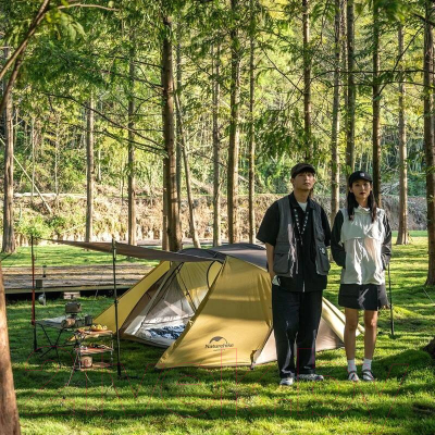Палатка Naturehike Butterfly NH21YW132 210T / 6927595782910 (желто-коричневый)