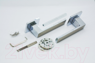 Изображение товара Ручка дверная Abriss R50.120 CP/MSN (хром/сатин)