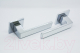 Миниатюра изображения товара Ручка дверная Abriss R50.120 CP/WH (хром/белая вставка)