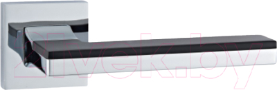 Ручка дверная Abriss R50.122 CP/MBP (хром/черный матовый)