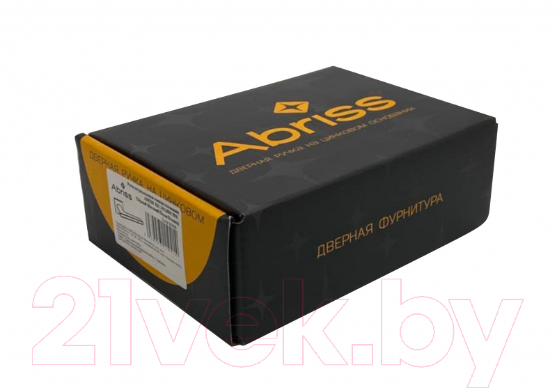 Ручка дверная Abriss R21.120 CP/WH (хром/белая вставка) — фото 3