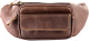 Сумка на пояс Poshete 253-63520-14-DBW (коричневый) - 