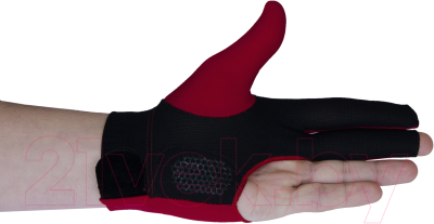 Перчатка для бильярда Ball Teck MFO / 45.251.03.3 (черный/красный)