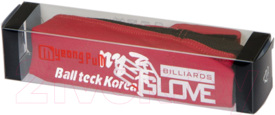 Перчатка для бильярда Ball Teck MFO / 45.251.03.3 (черный/красный)