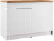 Шкаф-стол кухонный Eligard Urban ШСКс 120 (белый/дуб ланселот) - 