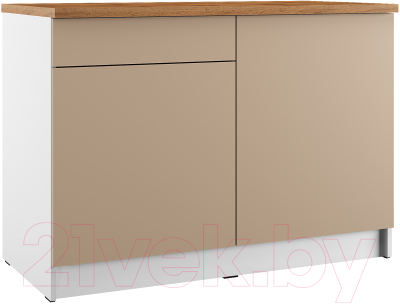 Шкаф-стол кухонный Eligard Urban ШСКс 120 (капучино/дуб ланселот)