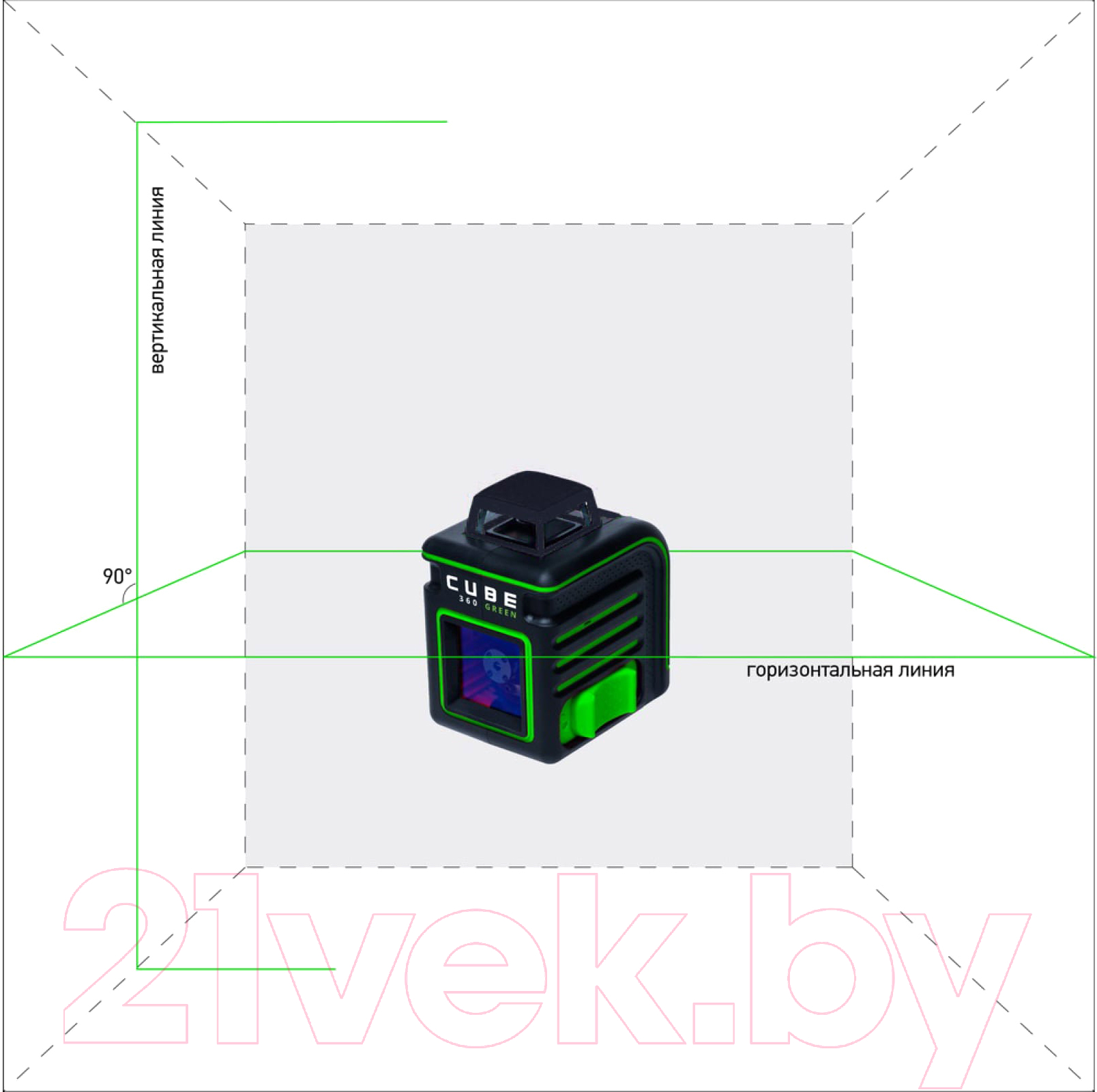 Лазерный нивелир ADA Instruments Cube 360 Basic Edition Green / A00672