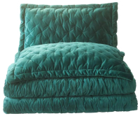 Набор текстиля для спальни Arya Ansel / 8680943083852 (темно-бирюзовый) - 
