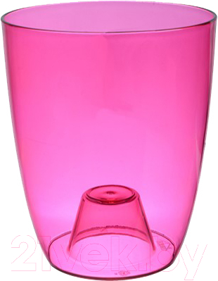 Изображение товара Кашпо Idea Орхидея М3147 (розовый прозрачный)