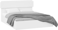 Двуспальная кровать ТриЯ Нео с ПМ Тип 1 160x200 (белый) - 