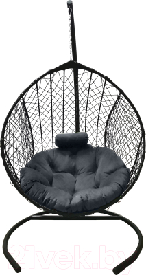 Кресло подвесное Craftmebelby Кокон Капля стандарт (графит/серый)