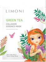 

Маска для лица тканевая Limoni, Green Tea Collagen Essence Mask