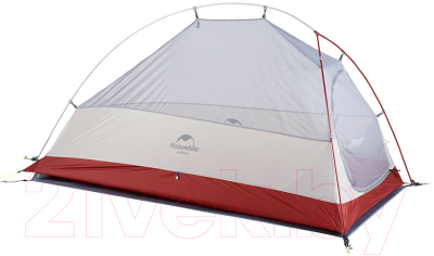 Палатка Naturehike Сloud up 1 NH18T010-T / 6927595730522 (серый/красный)