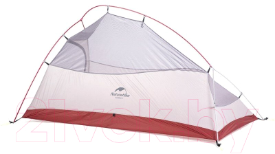 Палатка Naturehike Сloud up 2 20D NH17T001-T / 6927595730560 (серый/красный)