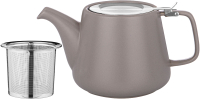 Заварочный чайник Bronco Velour / 470-381 (серый) - 