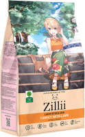 Сухой корм для кошек Zillii Light/Sterilized Cat индейка с ягненком / 5658131 (2кг) - 