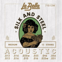 Струны для акустической гитары La Bella 710-12M - 