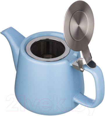 Заварочный чайник Bronco Velour / 470-375 (голубой)