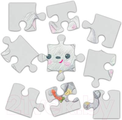 Изображение товара Набор белого картона Каляка-Маляка КБМКМ10