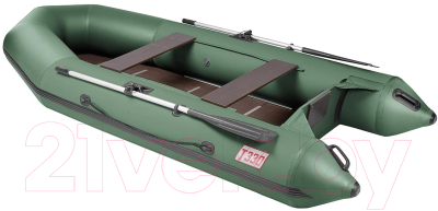 Надувная лодка Тонар Капитан Т330 слань+киль / 4897020 (зеленый)