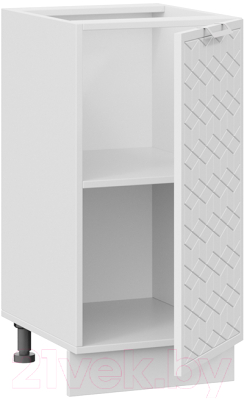 Шкаф-стол кухонный ТриЯ Беатрис 1Н4 (белый/холст белый)