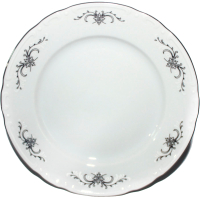Тарелка закусочная (десертная) Thun 1794 Констанция Серый орнамент / КСТ0024 - 