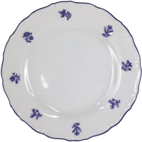 Тарелка закусочная (десертная) Thun 1794 Офелия Мелкие синие цветы / ОФЛ0011 - 