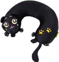 

Подушка на шею Maxitoys Antistress, Кот Черный / MT-H072002