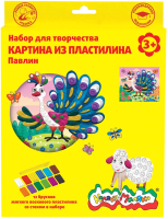 

Набор для творчества Каляка-Маляка, Картина из пластилина. Павлин / КВПКМ-П