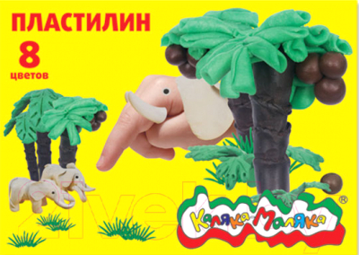 Изображение товара Пластилин Каляка-Маляка ПКМ08 (8цв)