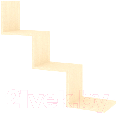 Полка Кортекс-мебель КМ 27 (венге светлый)